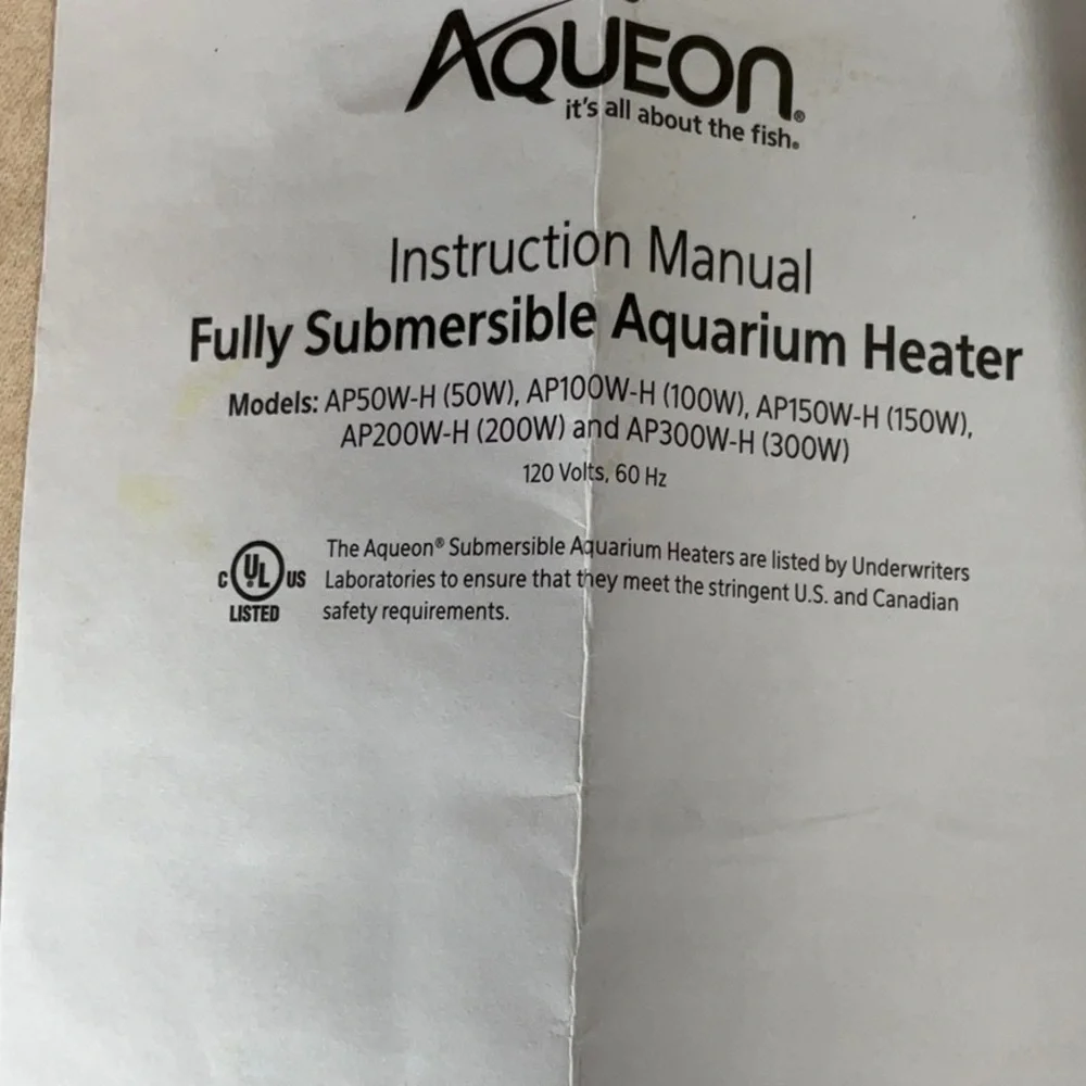 Aqueon Pro 150 Aquarium Heater
